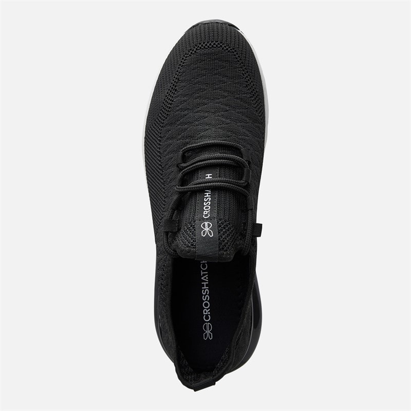Crosshatch Herren Smitlay Sneaker Schwarz - Bild 4