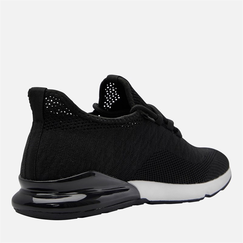 Crosshatch Herren Smitlay Sneaker Schwarz - Bild 5