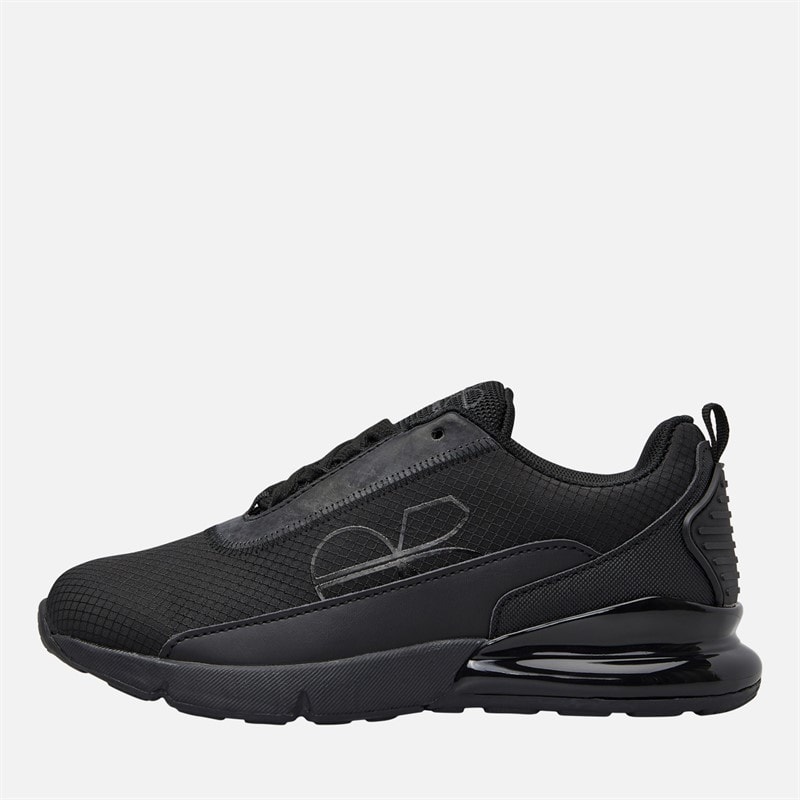 Crosshatch Jongens Smitlay II Sneakers Black Mono - Afbeelding 1