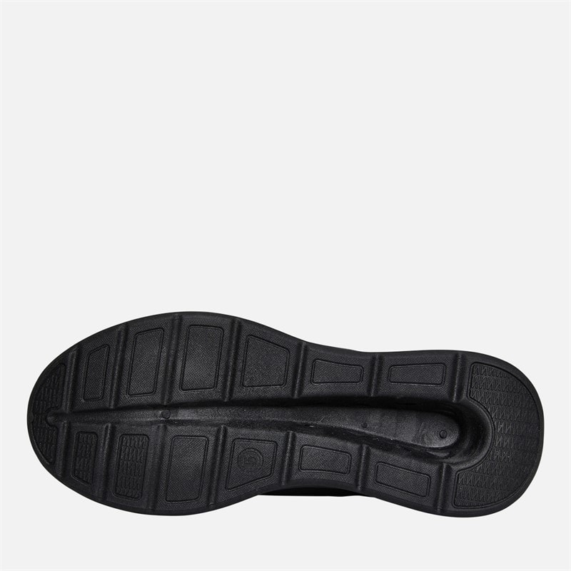 Crosshatch Jongens Junioren Jesmond Sneakers Black Mono - Afbeelding 2