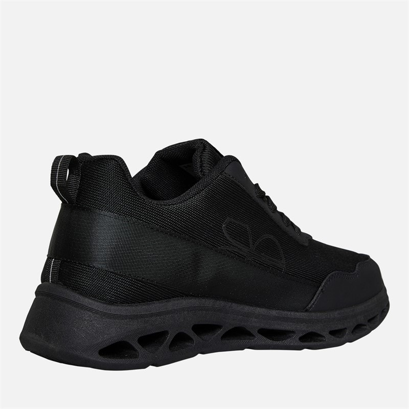 Crosshatch Jongens Junioren Jesmond Sneakers Black Mono - Afbeelding 5