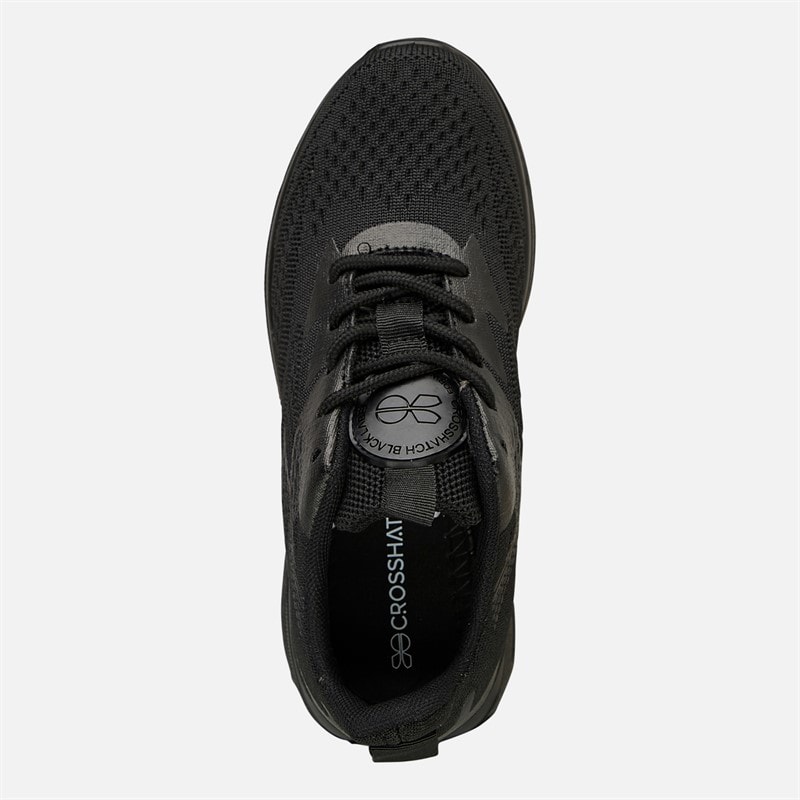 Crosshatch Chiltern sneakersy dla chłopca kolor Black Mono – zdjęcie  4