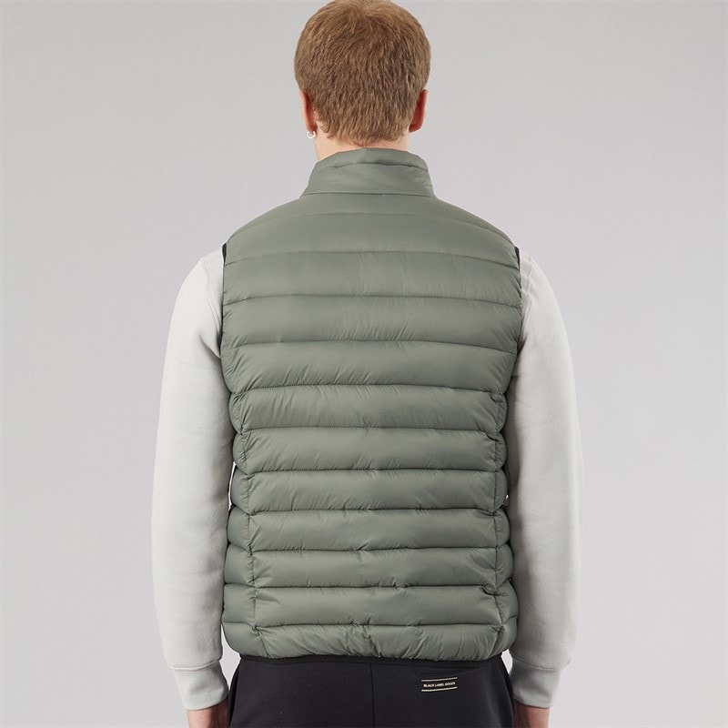 Crosshatch Gilet froncé Homme Sage - Image 2
