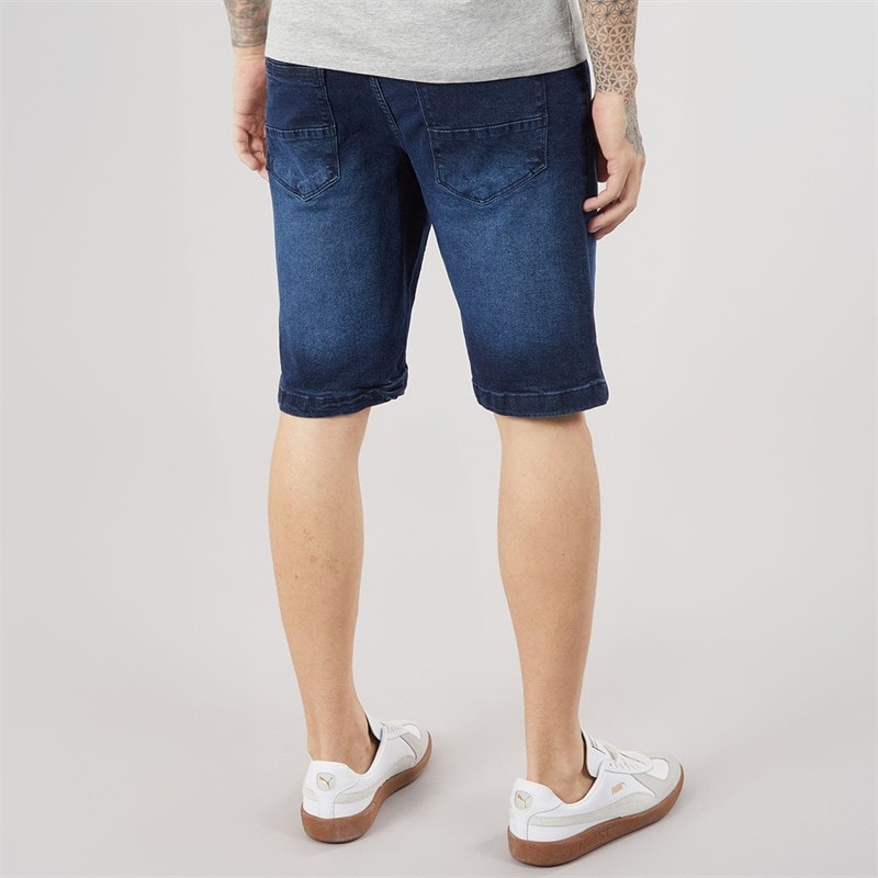 Crosshatch Shorts en jean Kamaline Homme Dark Wash - Image 2
