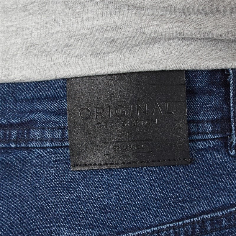 Crosshatch Shorts en jean Kamaline Homme Dark Wash - Image 3