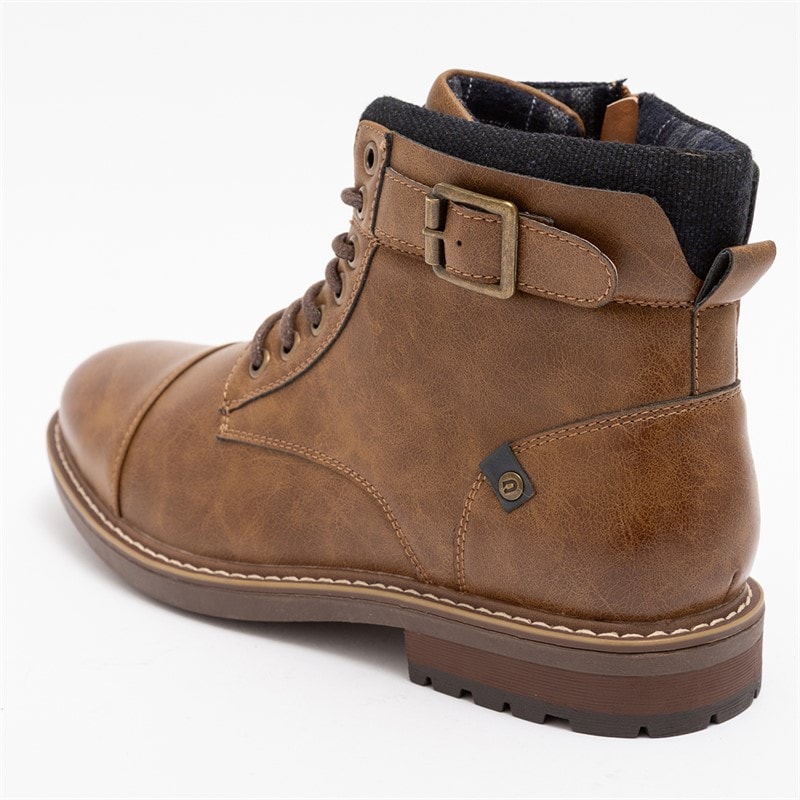 Deakins Herren Barried Riemen Arbeits Schuhe Braun - Bild 4