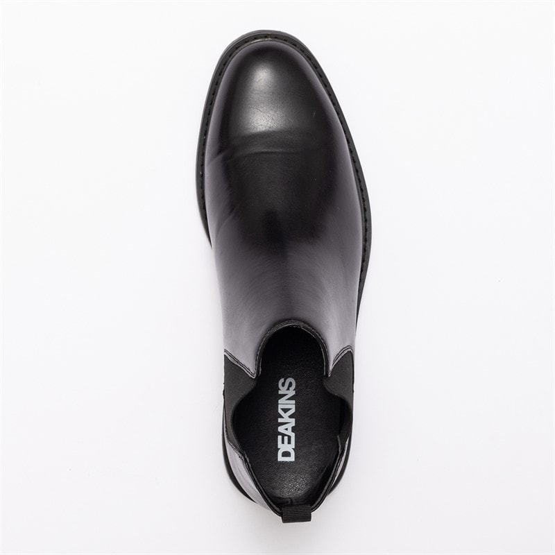 Deakins Morley buty Chelsea dla niego kolor czarny PU – zdjęcie  5