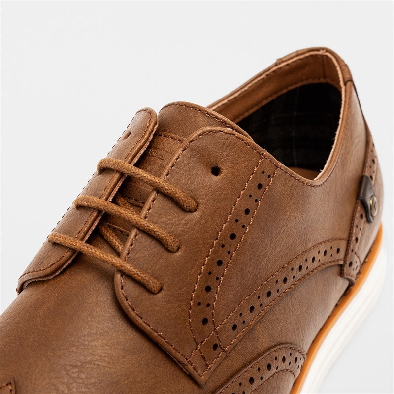 Deakins Heren Karl Brogue Schoen Tan - Afbeelding 4
