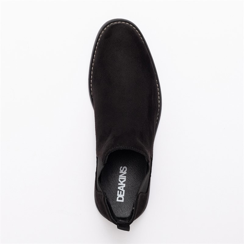 Deakins Herenschoenen Chelsea Boots Zwart Suède - Afbeelding 5