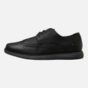 Deakins Heren Karl Brogue Schoenen Zwart/Charcoal
