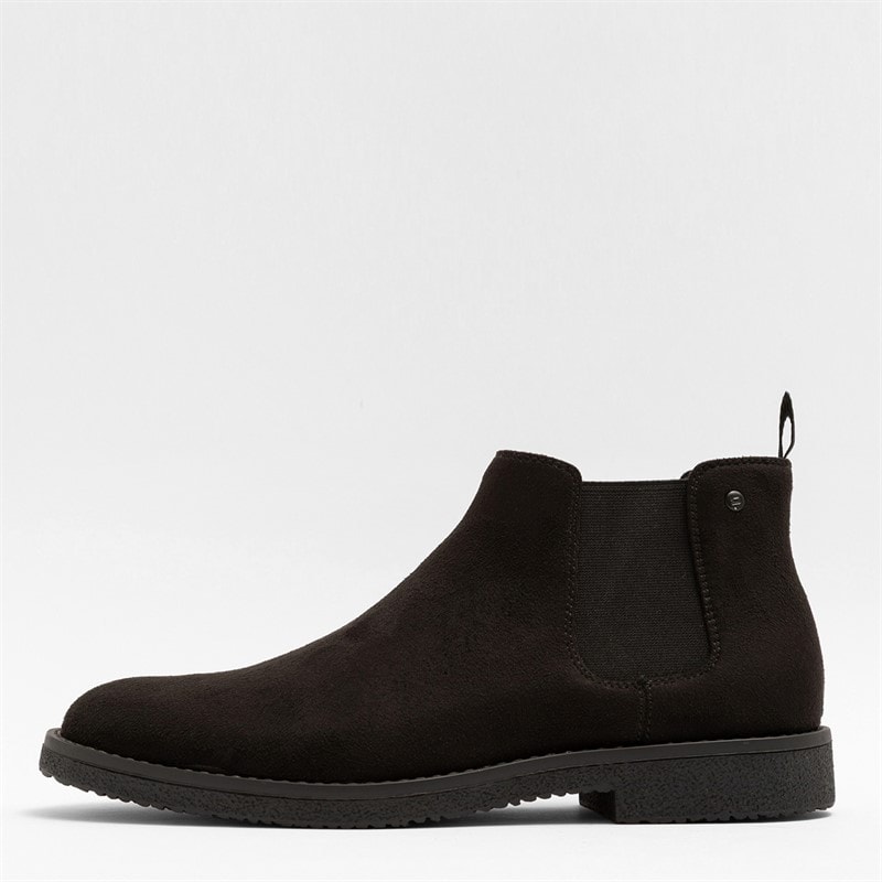 Deakins Heren Oakwood Chelsea Laarzen Zwart suède - Afbeelding 5