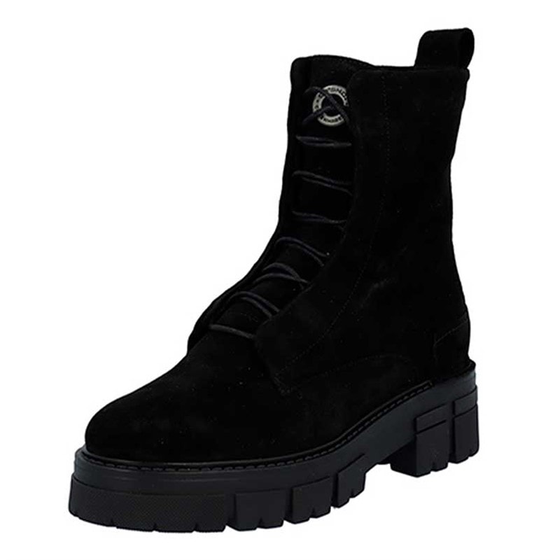 Ca'Shott Bottes en dentelle Casjida Femme Black Suede - Image 2