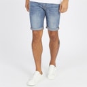Duck And Cover Herren Zeki Jeans Shorts Stone Wash
