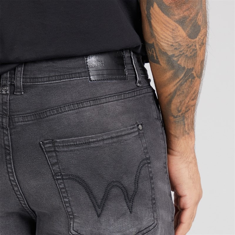 Duck and Cover Jean Droit Hydras Homme Noir - Image 3