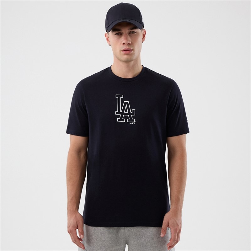 New Era Heren Los Angeles Dodgers T-shirt Navy