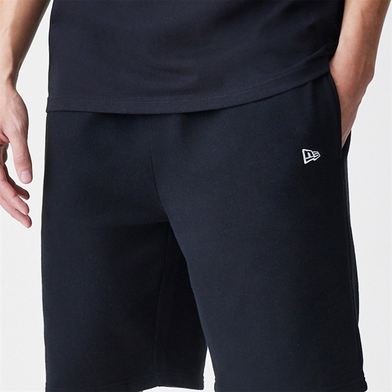 New Era Heren Essentials Shorts Zwart - Afbeelding 4