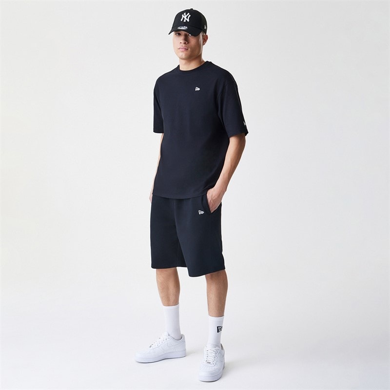 New Era Heren Essentials Shorts Zwart - Afbeelding 5