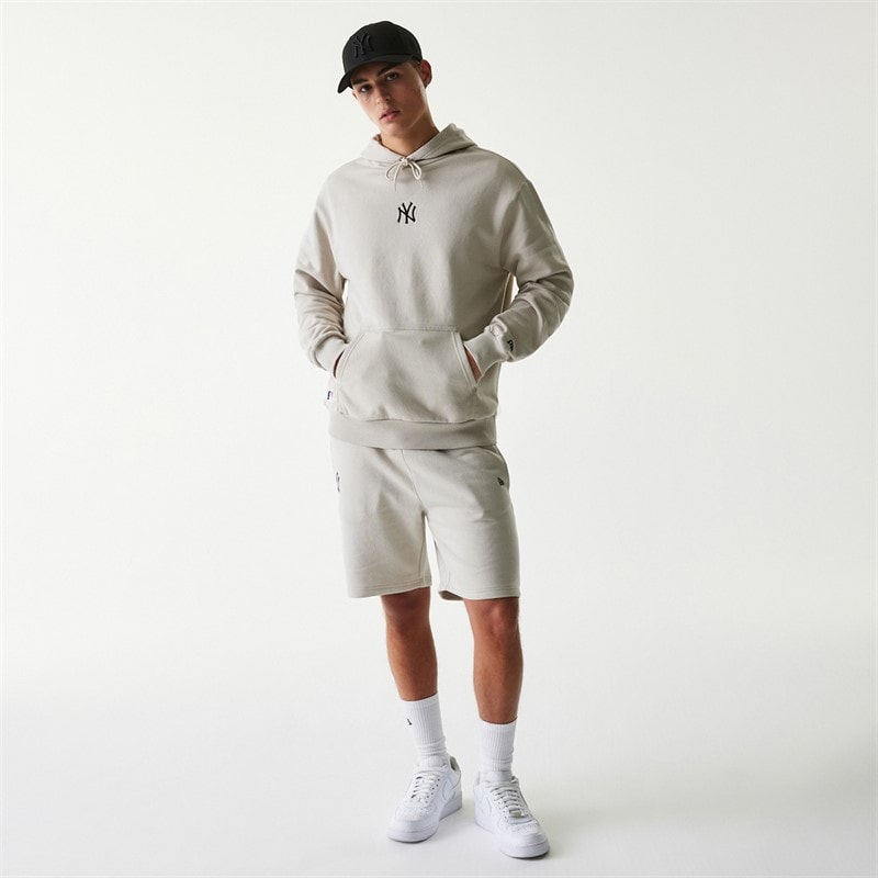 New Era Heren New York Yankees Hoodie Light Beige - Afbeelding 5