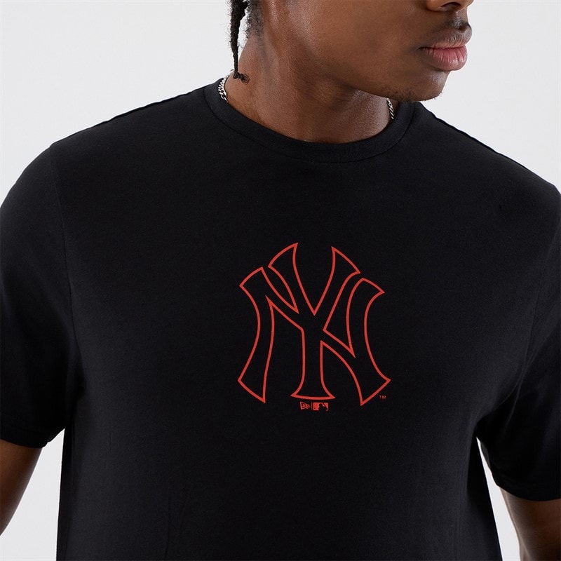 New Era T-shirt New York Yankees dla niego kolor Czarny – zdjęcie  3