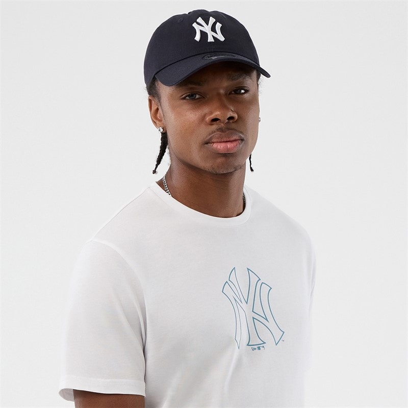 New Era T-shirt Homme New York Yankees Blanc - Image 3