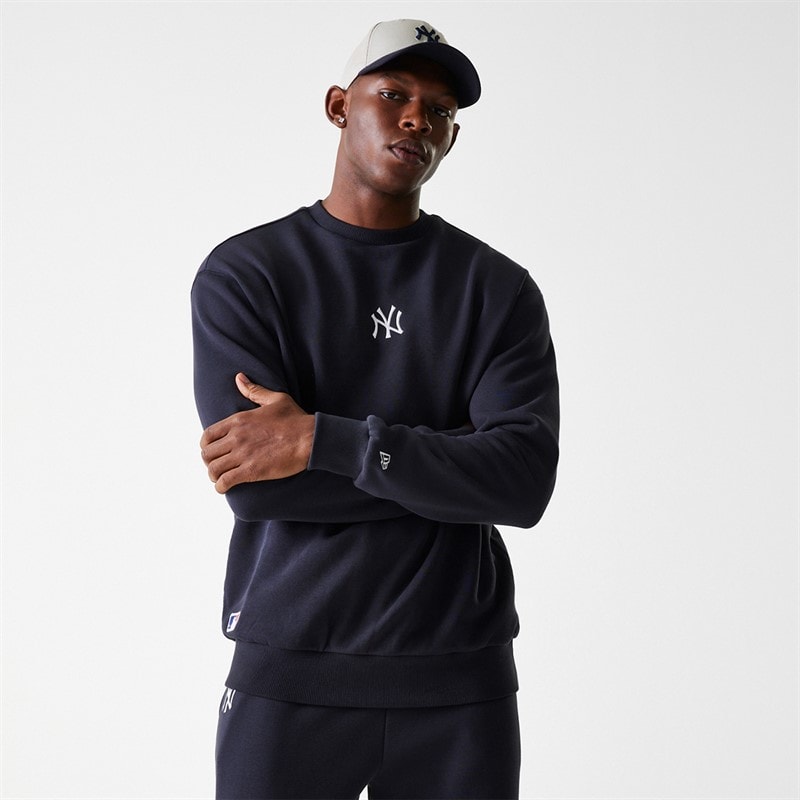 New Era Heren New York Yankees sweater Navy - Afbeelding 1