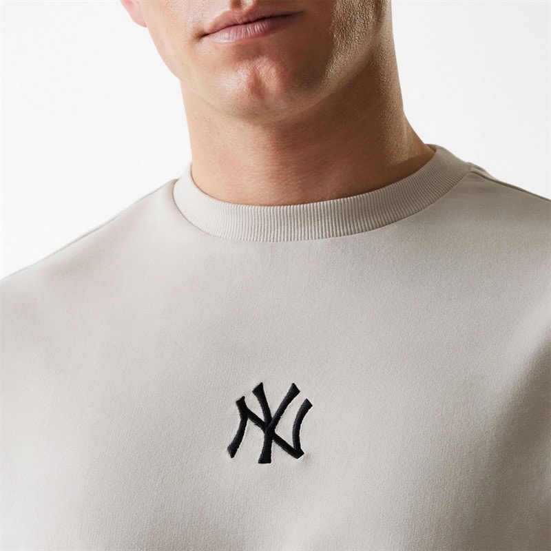 New Era Heren New York Yankees sweater Light Beige - Afbeelding 5
