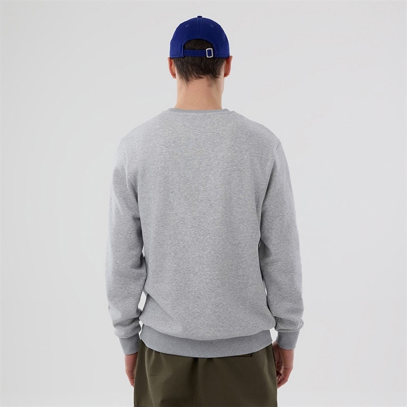 New Era Heren Los Angeles Dodgers Sweatshirt Grey Med - Afbeelding 2