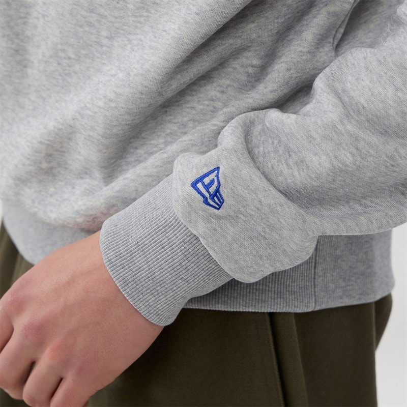 New Era Heren Los Angeles Dodgers Sweatshirt Grey Med - Afbeelding 4