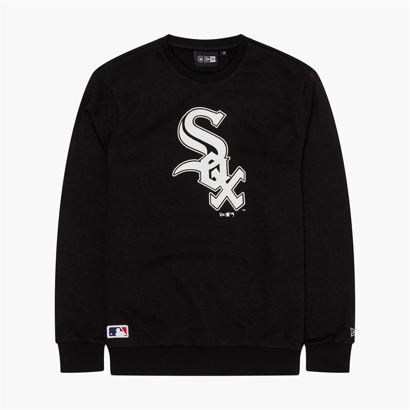 New Era Heren Chicago wit Sox Sweatshirt Zwart - Afbeelding 1