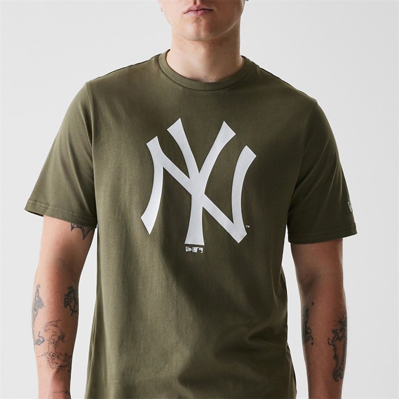 New Era New York Yankees T-shirt dla niego kolor Novwhi – zdjęcie  3