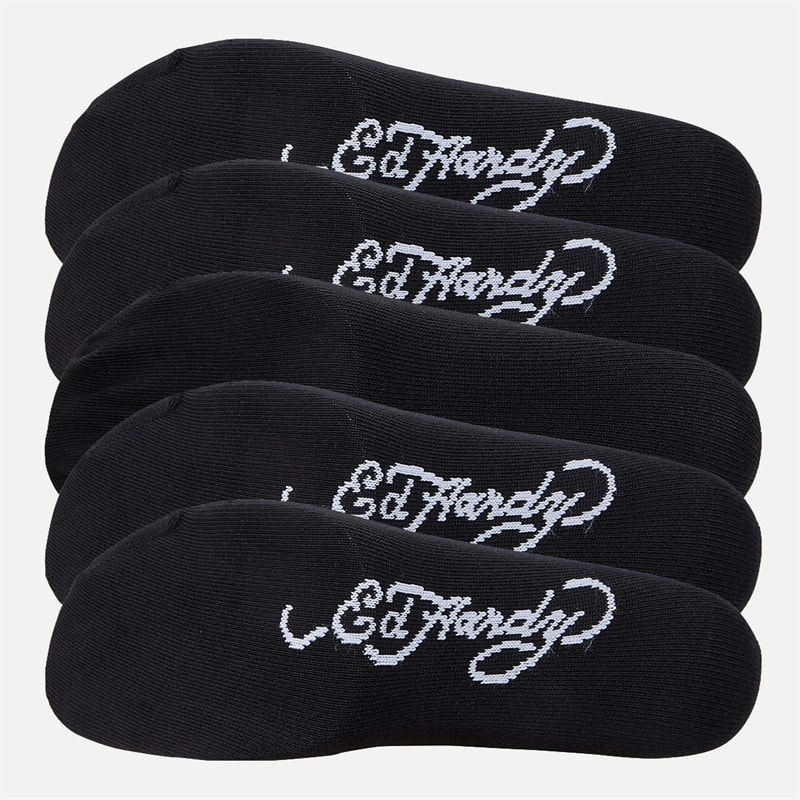 Ed Hardy Chaussettes habillées Egerton Homme – lot de 5 Noir - Image 2