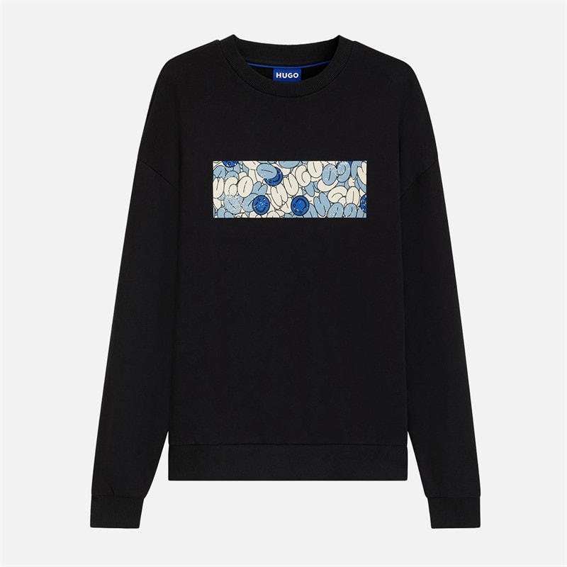 HUGO Heren Neprix Sweater Zwart
