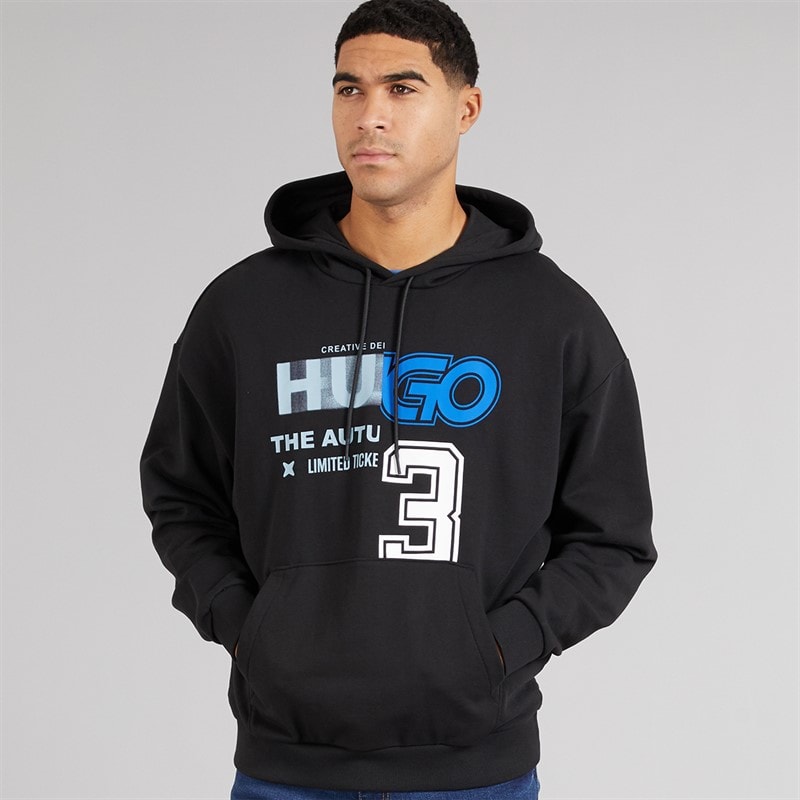 HUGO Heren Nesidi Sweater Zwart