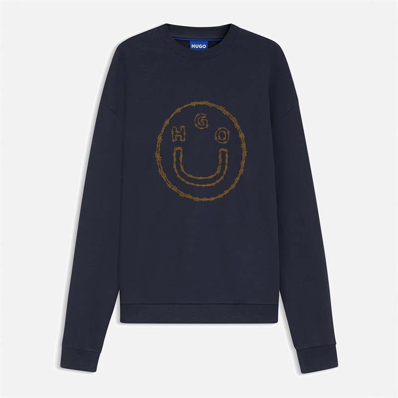 HUGO Heren Natrox Sweatshirt Navy