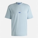 HUGO Nieros T-shirt dla niego kolor Light/Pastel Blue