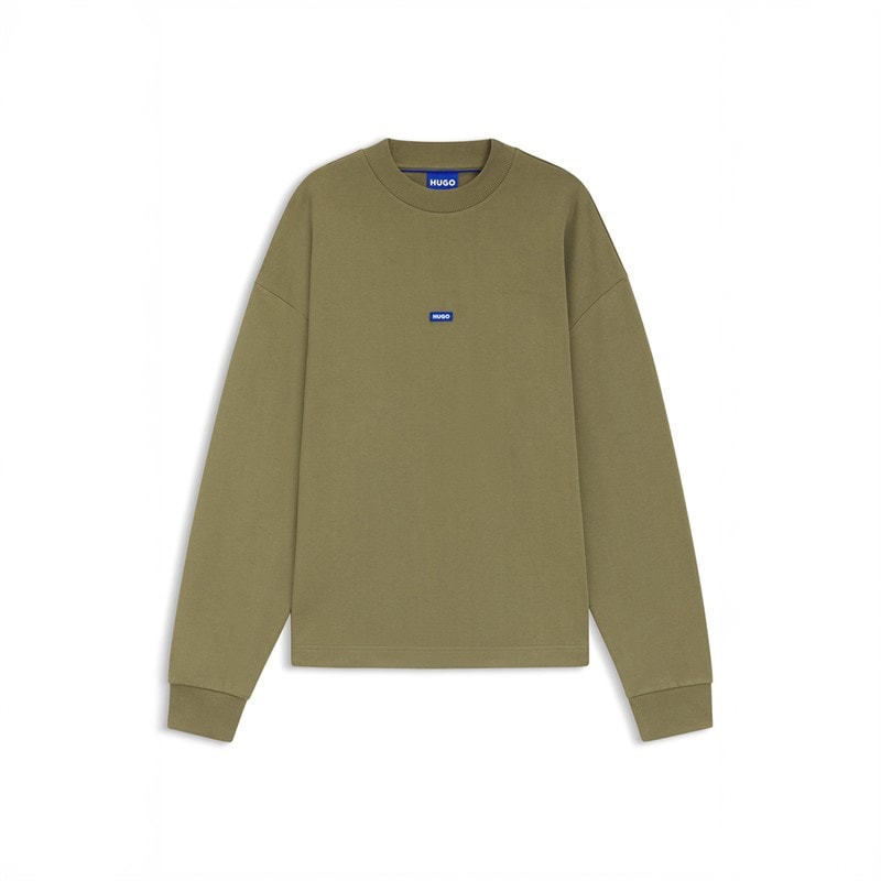 HUGO Heren Nedro Sweater Olive