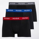 HUGO Heren drie pack boxers multi Open Miscellaneous