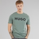 HUGO Heren Dulivio T-shirt Open Green