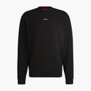 HUGO Herren Dapocrew Sweatshirt Schwarz