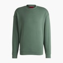 HUGO Herren Dapocrew Sweatshirt Open Green