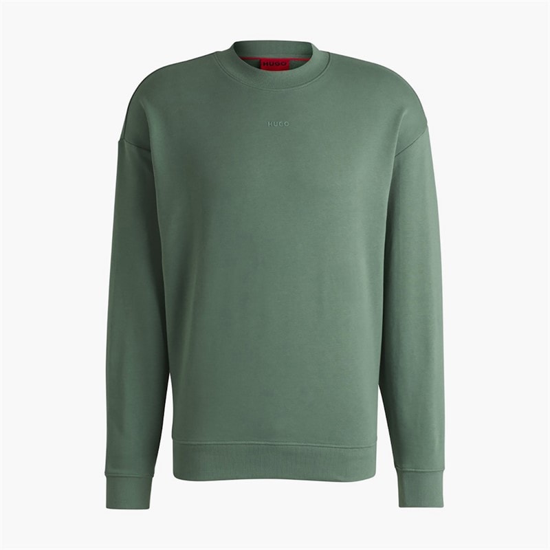 HUGO Heren Dapocrew Sweatshirt Open Green