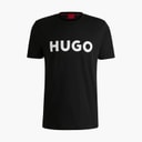 HUGO Heren Dulivio T-shirt Zwart