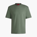 HUGO T-shirt Dapolino Homme Open Green