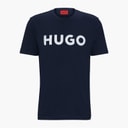 HUGO Heren Dulivio T-shirt Dark Blue