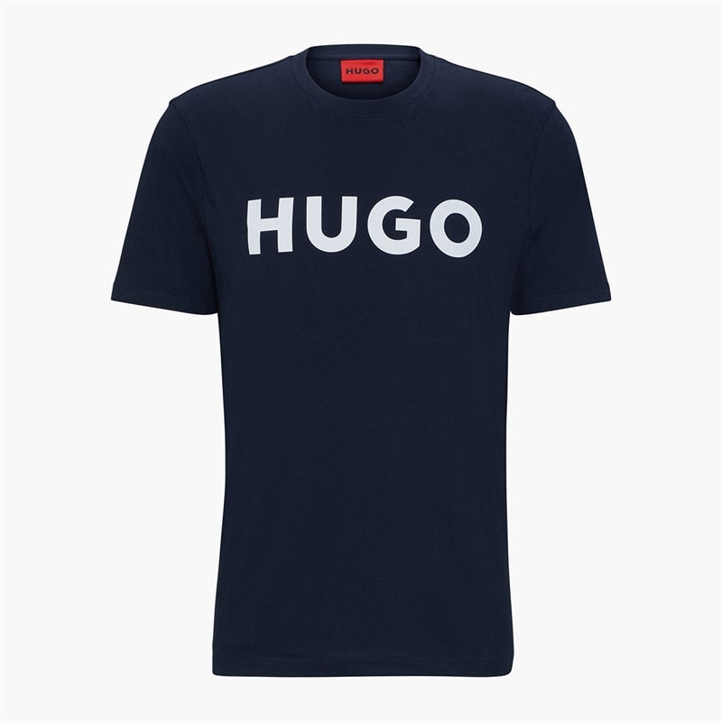 HUGO Heren Dulivio T-shirt Dark Blue - Afbeelding 1