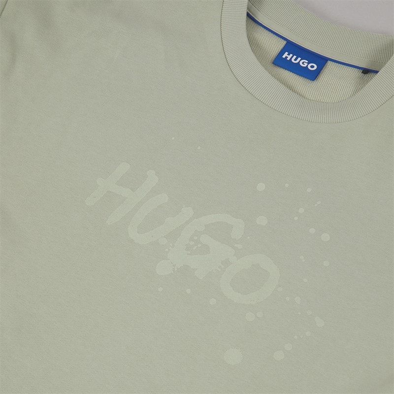 HUGO Nierofix bluza dla niego kolor Open Green – zdjęcie  3