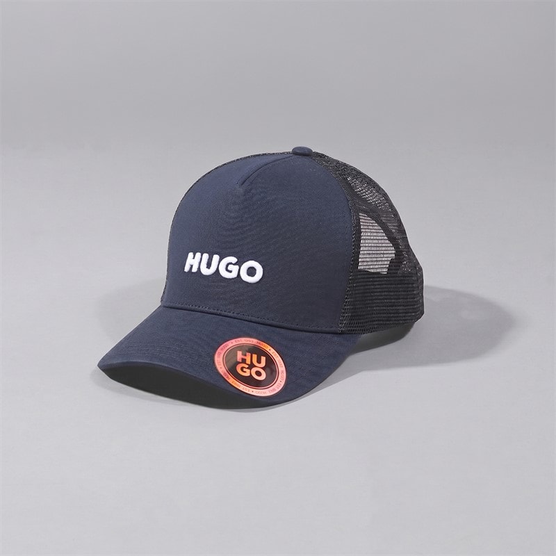 HUGO Herren Marsel Trucker Cap Dark Blue