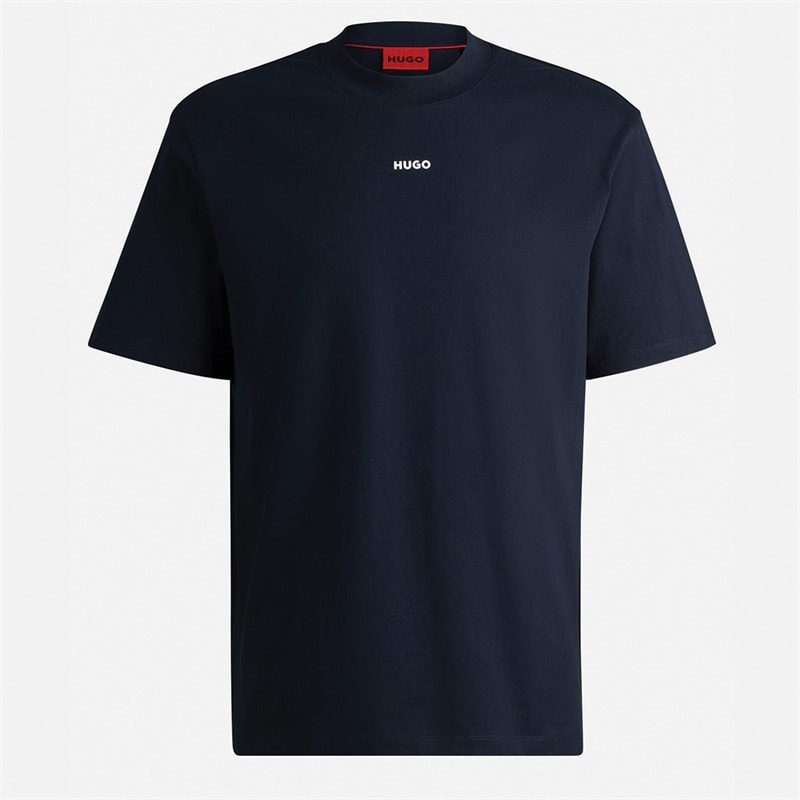 HUGO Herren Dapolino T Shirt Dark Blue