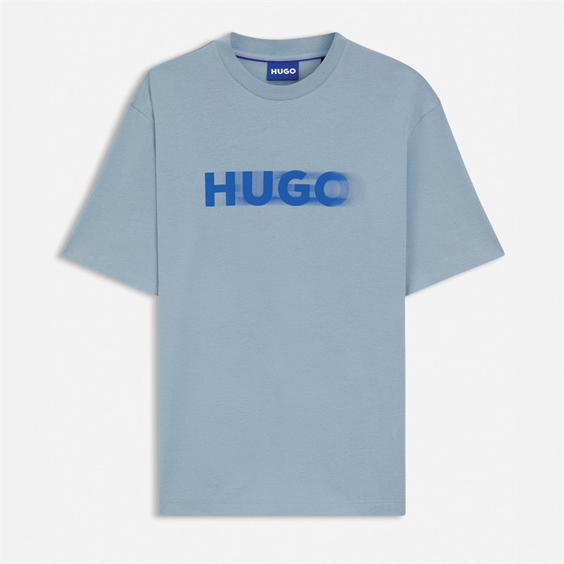 HUGO Herren Nalax T-Shirt Light/Pastel Blue