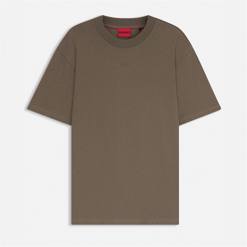 HUGO Herren Dapolino T Shirt Medium Grey
